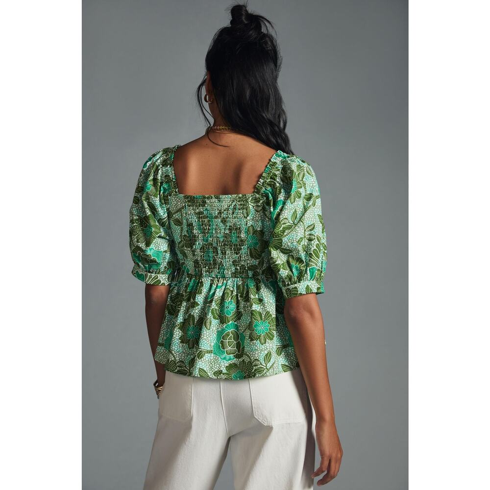 Anthropologie Nikasha Babydoll Poplin Blouse - XS Women - Picture 2 of 10